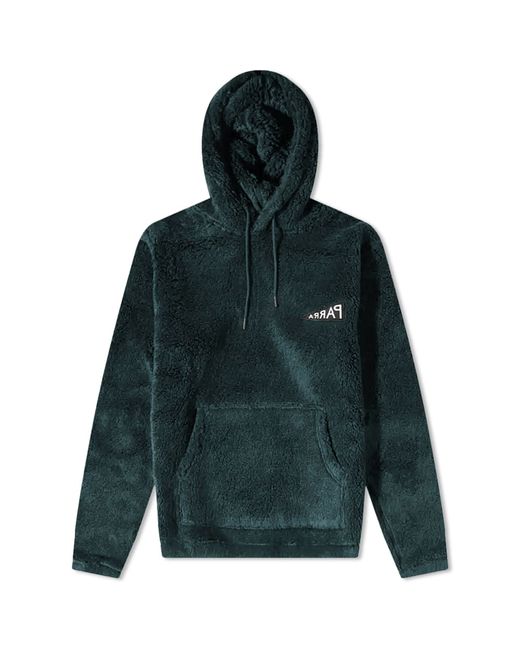 By Parra Mirrored Flag Sherpa Fleece Hoody in END. Clothing