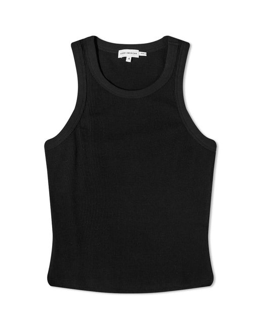 Good American Thermal Tank Top in END. Clothing