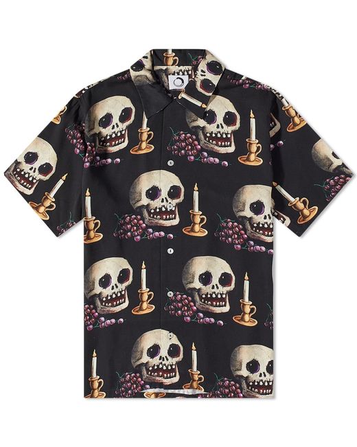 Endless Joy Momento Mori Skulls Vacation Shirt in END. Clothing