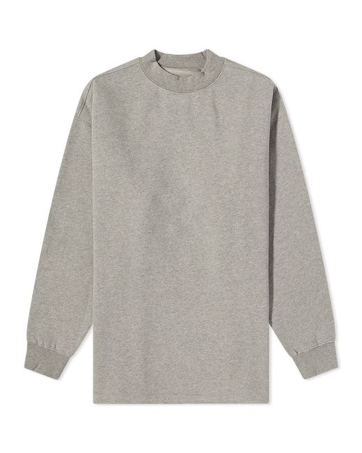 Fear of God ESSENTIALS Relaxed Back Logo Longsleeve T-Shirt in END. Clothing