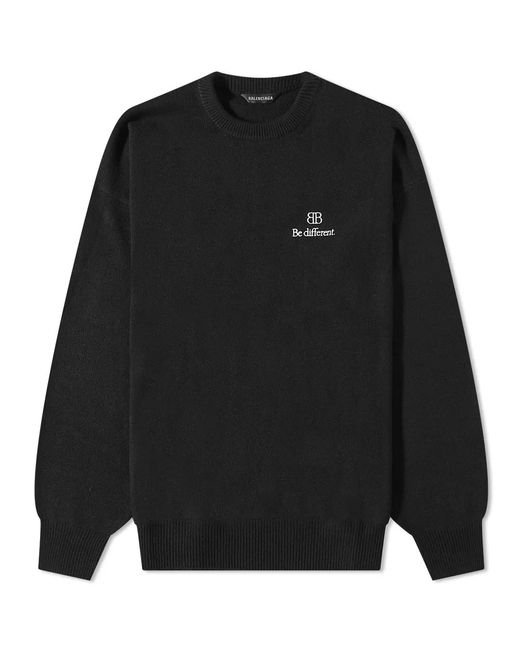 Balenciaga Be Different Crew Knit in END. Clothing