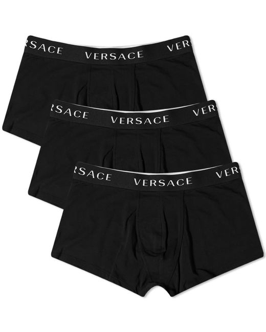 Versace Logo Waistband Boxer Trunk 3 Pack in END. Clothing