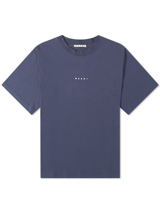 Marni Logo Crew Neck T-Shirt in END. Clothing