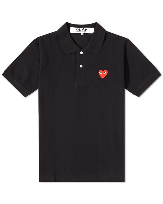 Comme Des Garçons Play Heart Polo Shirt in END. Clothing