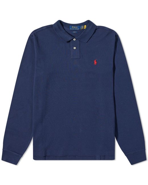 Polo Ralph Lauren Long Sleeve Slim Fit Polo Shirt in END. Clothing