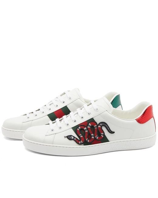 Gucci New Ace GRG Snake Sneakers in END. Clothing