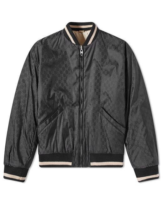 Gucci Nylon Jaquard Bomber Jacket in END. Clothing