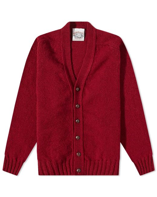 Jamieson's of Shetland V-Neck Cardigan in END. Clothing