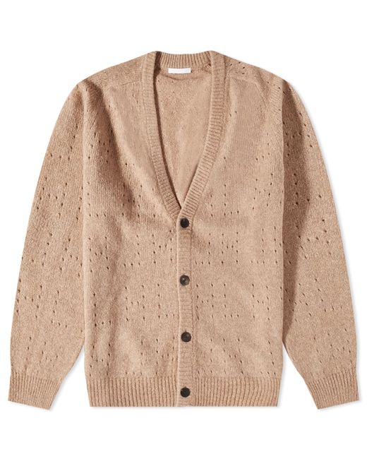 Helmut Lang Perforated Knit Cardigan in END. Clothing