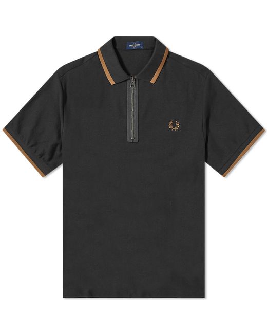 Fred Perry Authentic Half Zip Polo Shirt in END. Clothing