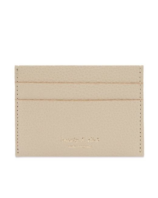 Sporty & Rich Grained Leather Card Holder in END. Clothing