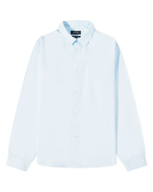 A.P.C. . Casual Poplin Shirt in END. Clothing