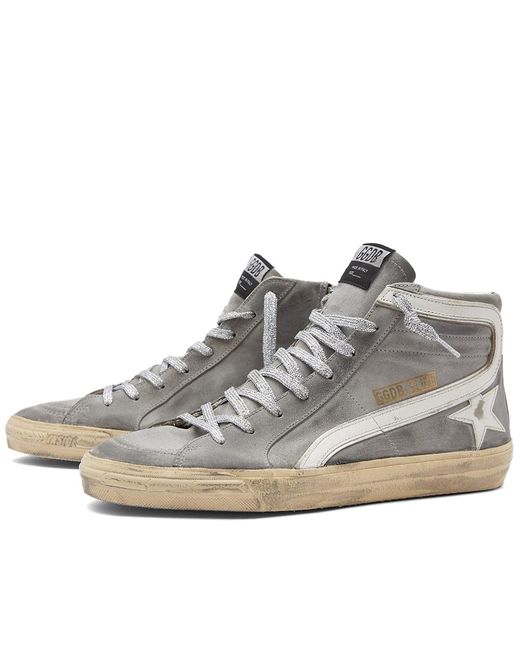 Golden Goose Slide Waxed Suede Sneakers in END. Clothing