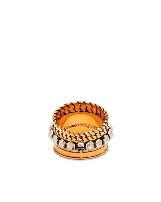 Alexander McQueen Punk Chunky Ring in END. Clothing