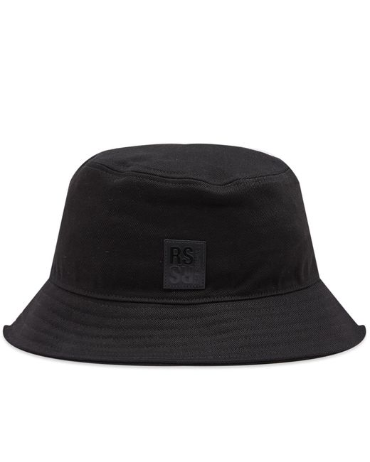 Raf Simons Leather Patch Bucket Hat in END. Clothing