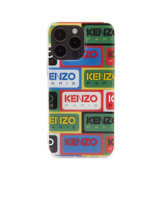 KENZO Paris Classic Labels Iphone 14 Pro Max Case in END. Clothing