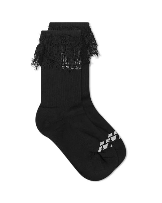 Vtmnts Lace Barcode Socks in END. Clothing