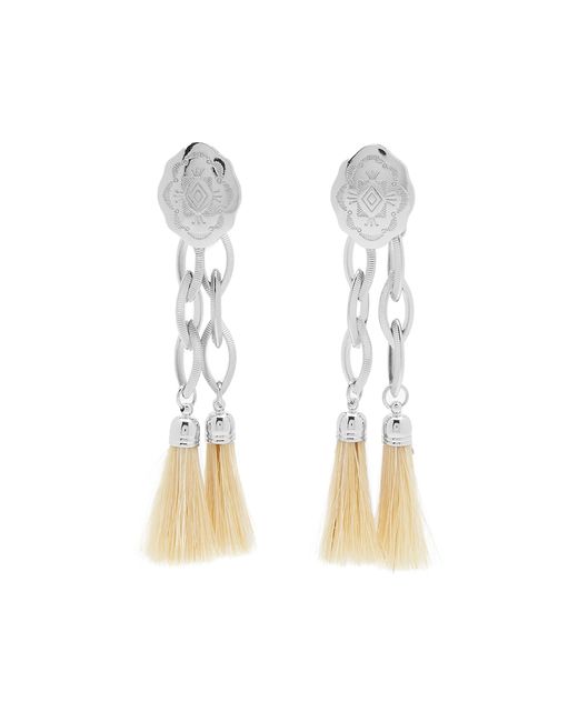 Toga Pulla Chain Fringe Earrings in END. Clothing