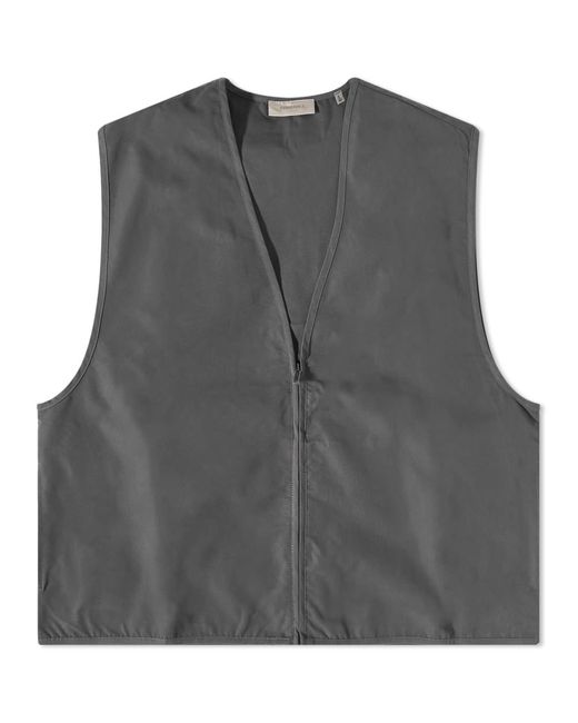 Fear of God ESSENTIALS Woven Twill Vest in END. Clothing