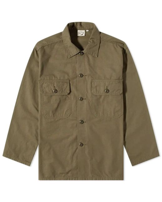 OrSlow Trooper Fatigue Shirt Jacket in END. Clothing