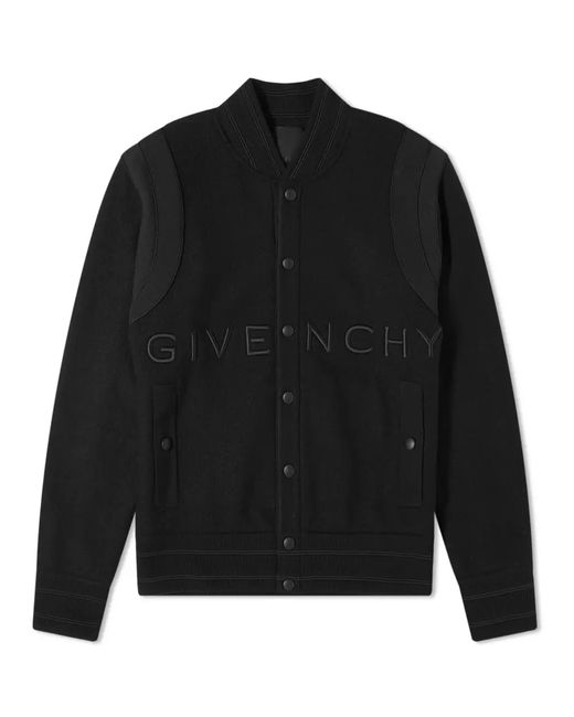 Givenchy Logo Knit Bomber Jacket in END. Clothing