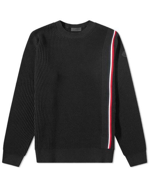 Moncler Tricolor Taping Crew Knit in END. Clothing