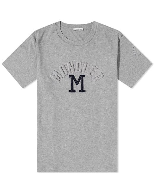 Moncler M Embossed Logo T-Shirt in END. Clothing