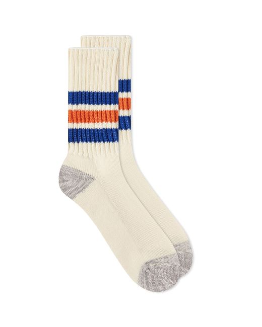 RoToTo Coarse Ribbed Old School Crew Socks in END. Clothing