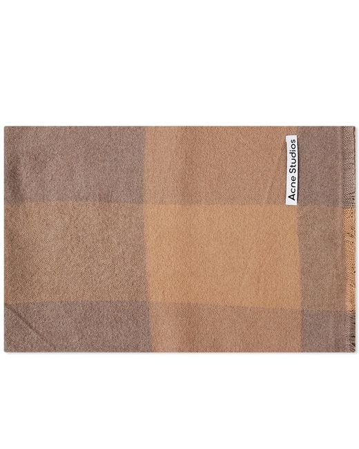 Acne Studios Varity Check Scarf in END. Clothing