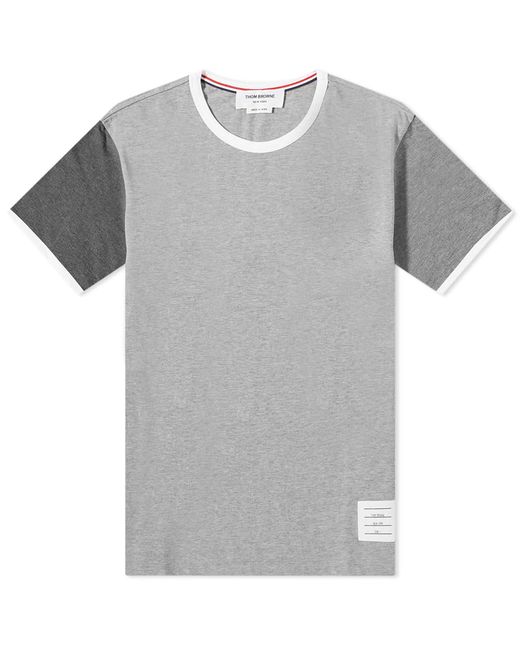 Thom Browne Contrast Sleeve Ringer T-Shirt in END. Clothing