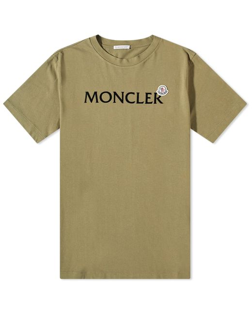 Moncler Logo Badge T-Shirt in END. Clothing