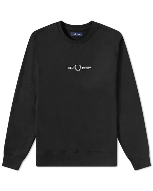 Fred Perry Embroidered Sweat in END. Clothing