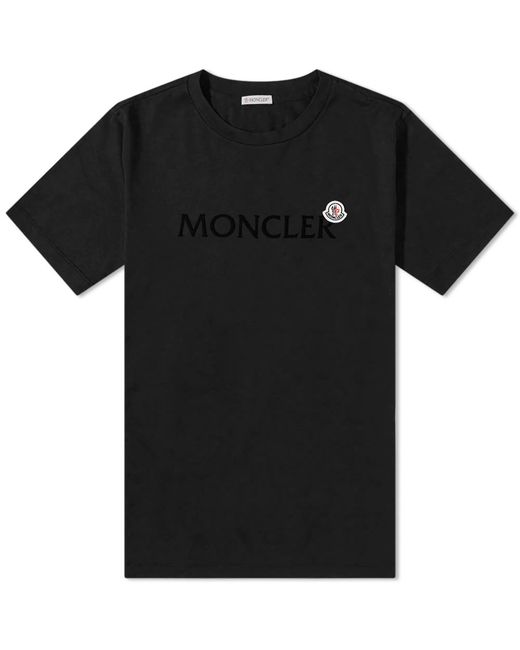Moncler Logo Badge T-Shirt in END. Clothing