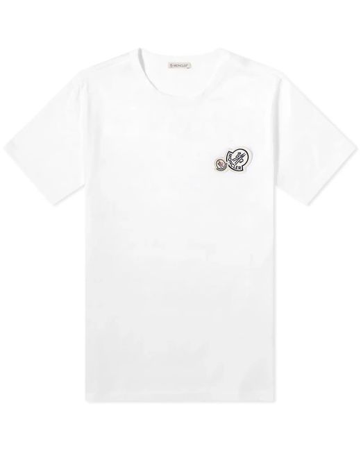 Moncler Double Badge T-Shirt in END. Clothing