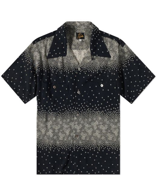 Needles Dot Stripe Jacquard One Up Vacation Shirt in END. Clothing