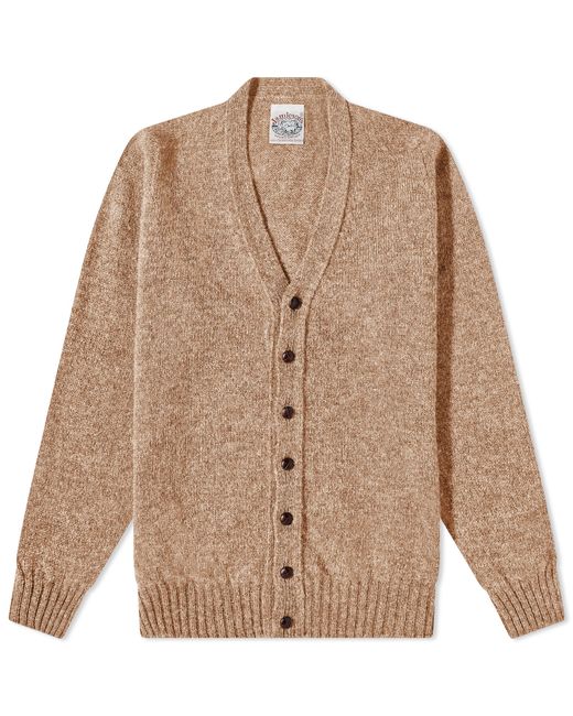 Jamieson's of Shetland V-Neck Cardigan in END. Clothing