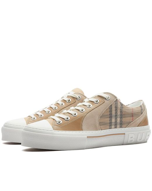 Burberry Kai Overlay Check Sneakers in END. Clothing