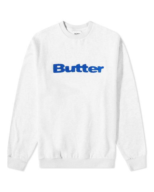 Butter Goods Chenille Logo Crew Sweat in END. Clothing
