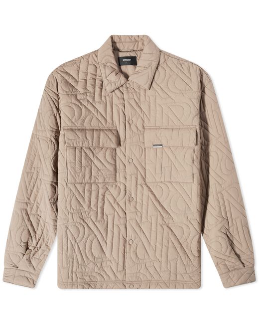 Represent Initial Quilted Overshirt in END. Clothing