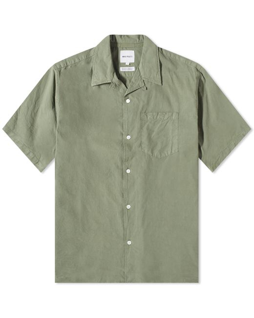 Norse Projects Carsten Tencel Short Sleeve Shirt in END. Clothing