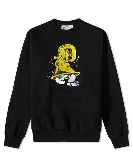 Butter Goods x The Smurfs Harmony Crew Sweat in END. Clothing