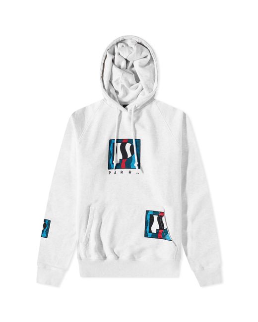 By Parra Zebra Striped P Hoody in END. Clothing