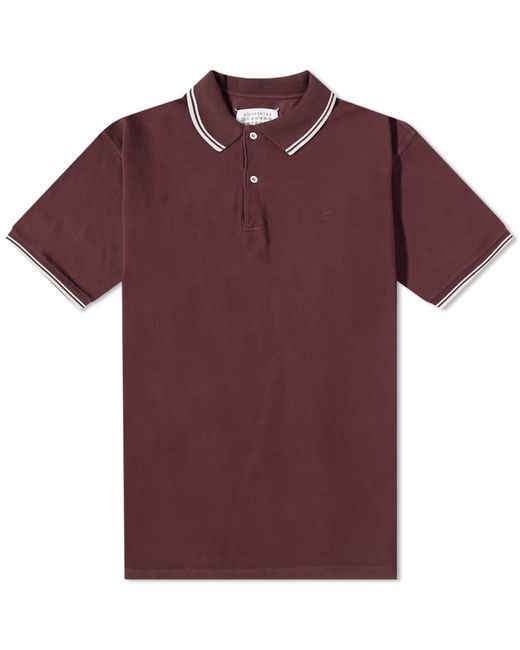 Maison Margiela Embroidered Logo Polo Shirt in END. Clothing