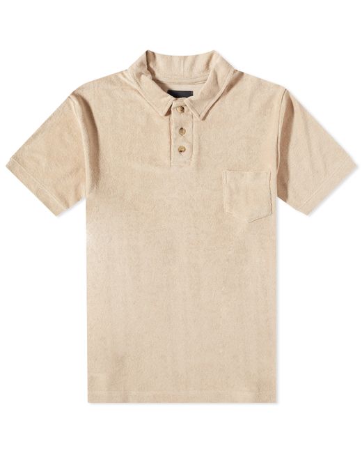 Howlin by Morrison Howlin Mr Fantasy Towelling Polo Shirt in END. Clothing