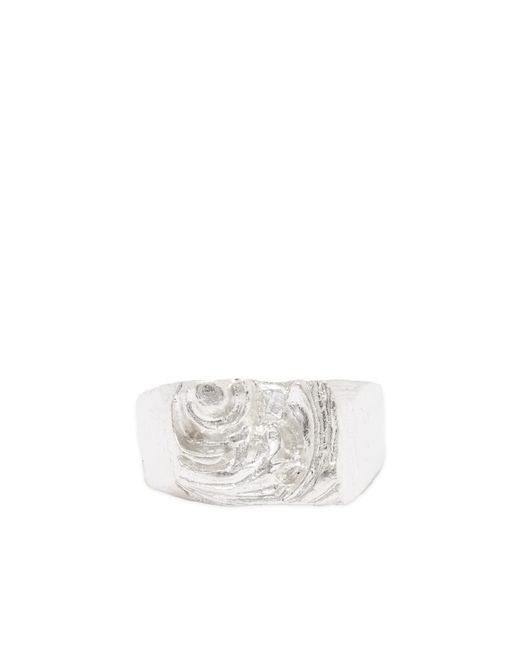 The Ouze Louze Signet Ring in END. Clothing