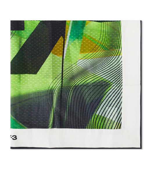 Y-3 All Over Print Scarf in END. Clothing
