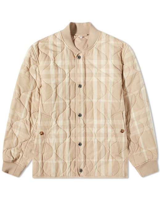 Burberry Broadfield Quilt Check Jacket in END. Clothing