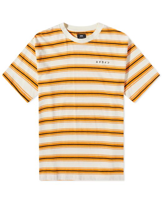 Edwin Quarter Stripe T-Shirt in END. Clothing