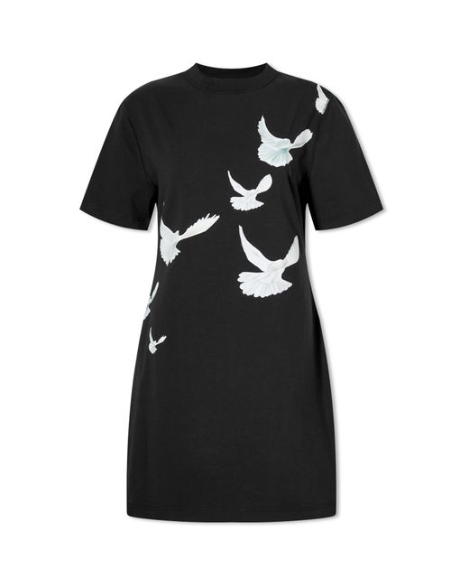3.Paradis Signing Birds T-Shirt Dress in END. Clothing