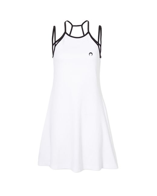 Marine Serre Organic Cotton Tennis Court Dress in END. Clothing